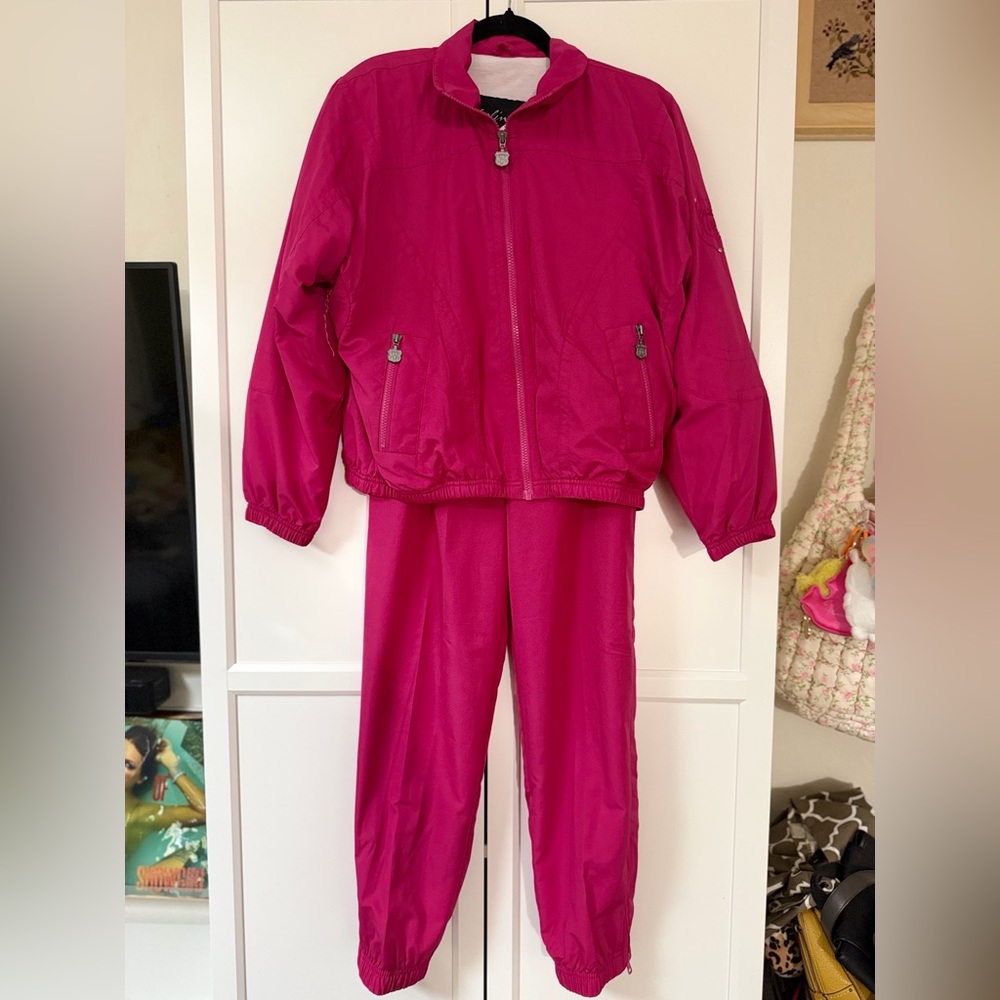 Taylor Swift Hot Pink Vintage Style Tracksuit Set  80s 90s Vibe Opalite Video